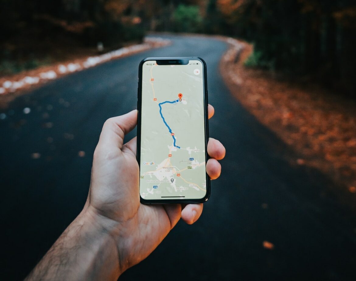 Google Maps naviguer sur la route