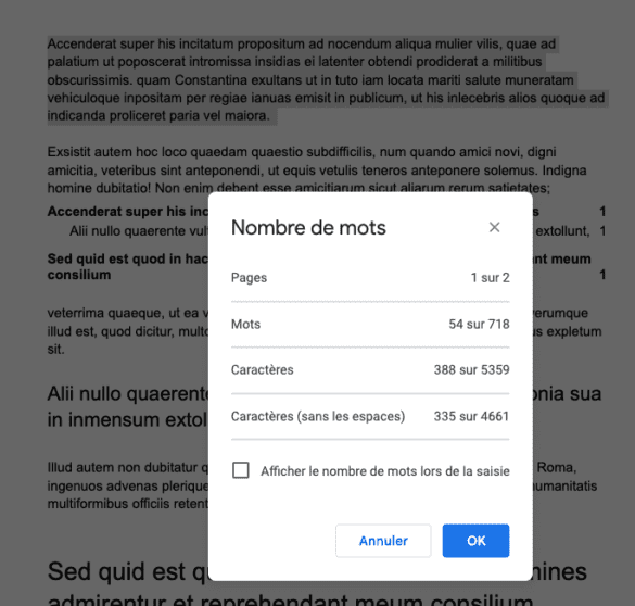 Comment voir le nombre de mots sur Google Docs Tout Sur Google