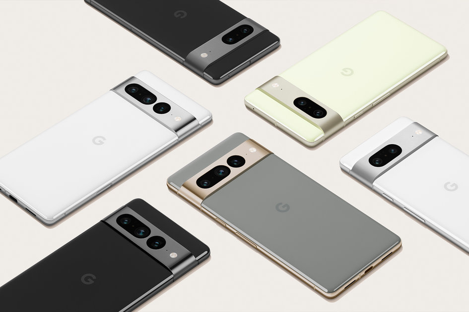 google pixel 7 couleurs