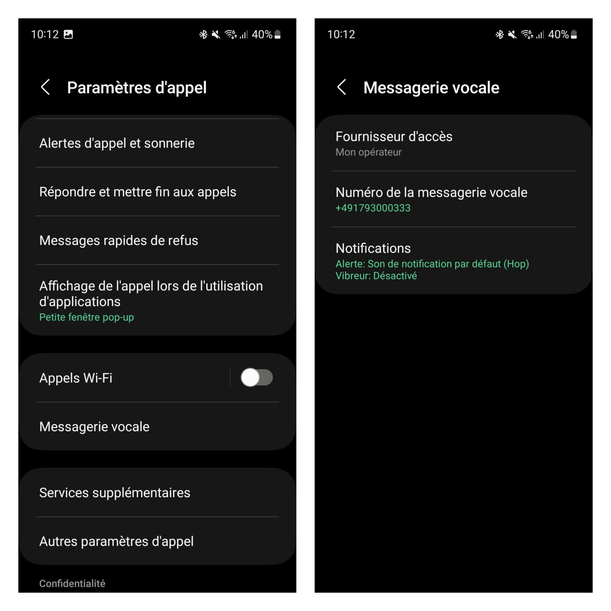 Comment changer sa messagerie vocale sur Android