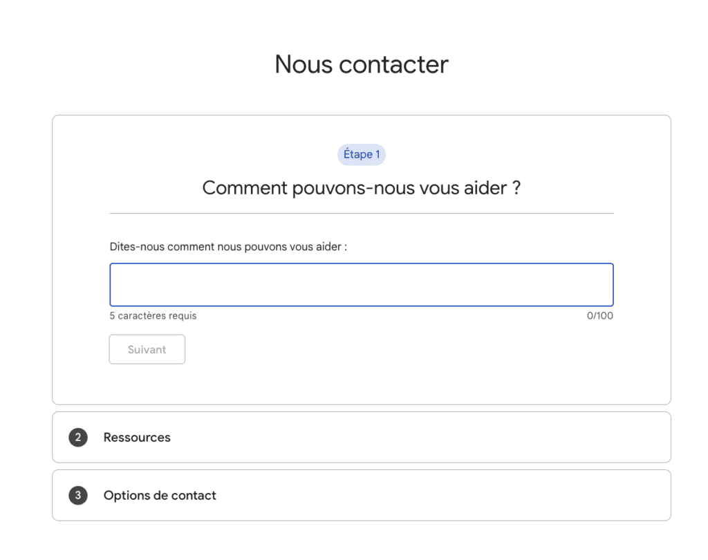 contacter directement google my business