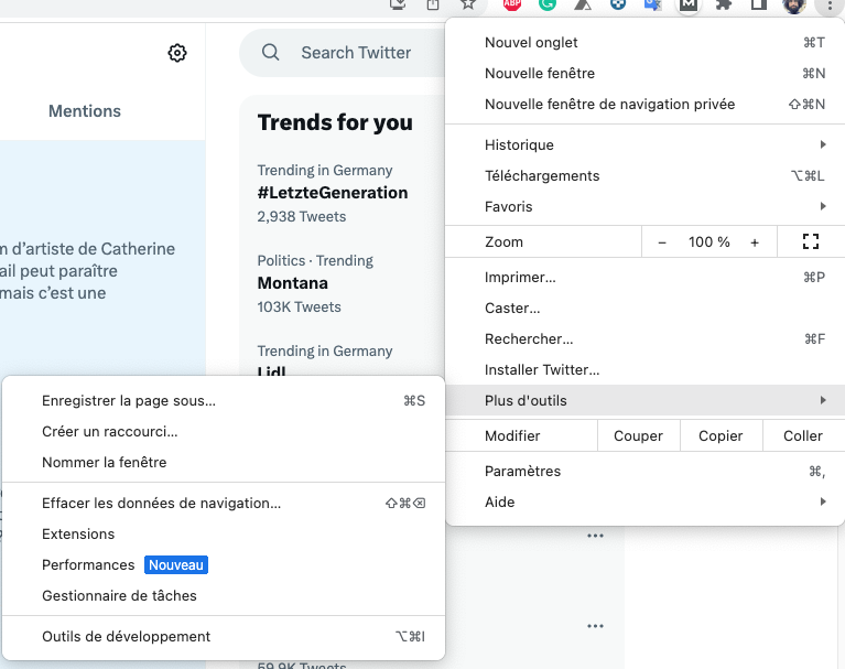 comment effacer les données de navigation sur google chrome depuis les paramètres