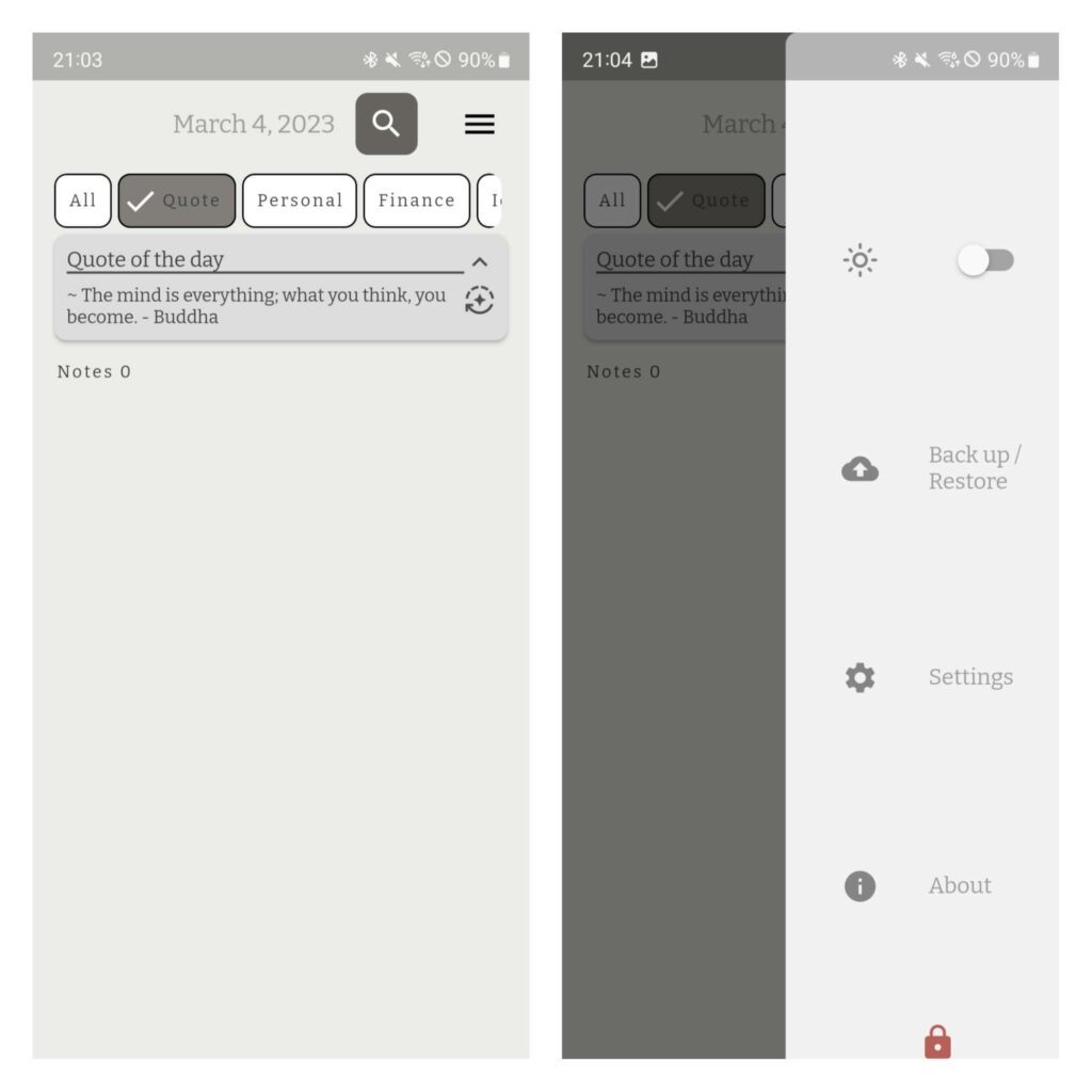 Memori Note est une appli de prises de notes disponibles sur Android.
