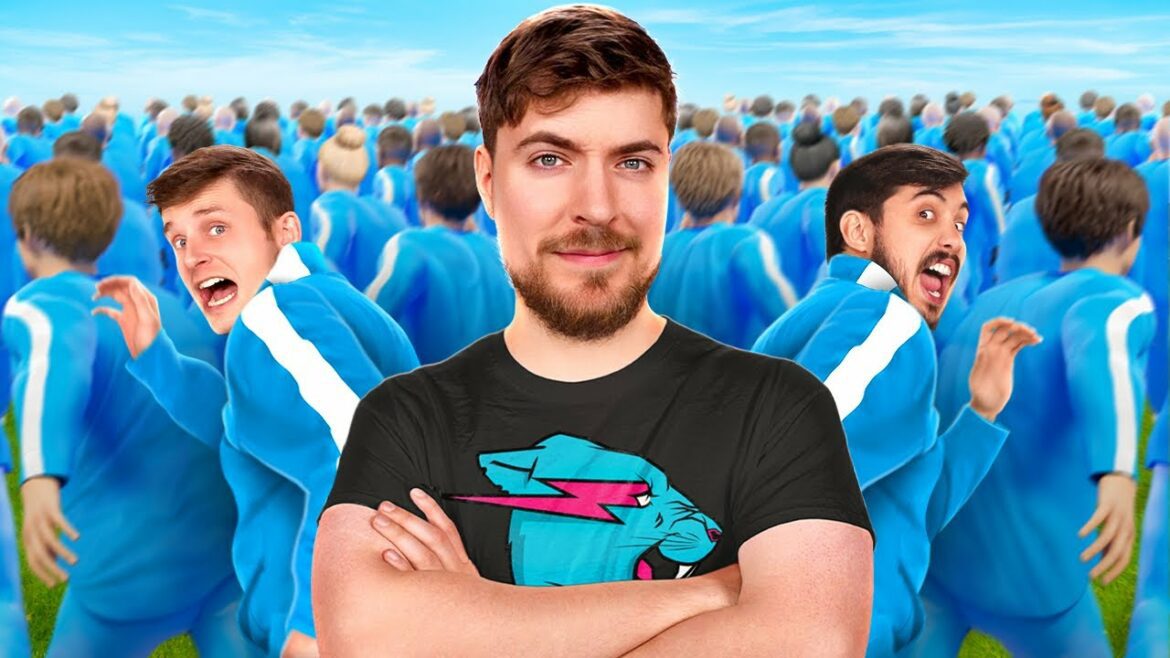 MrBeast est le plus grand YouTubeur dans le monde.