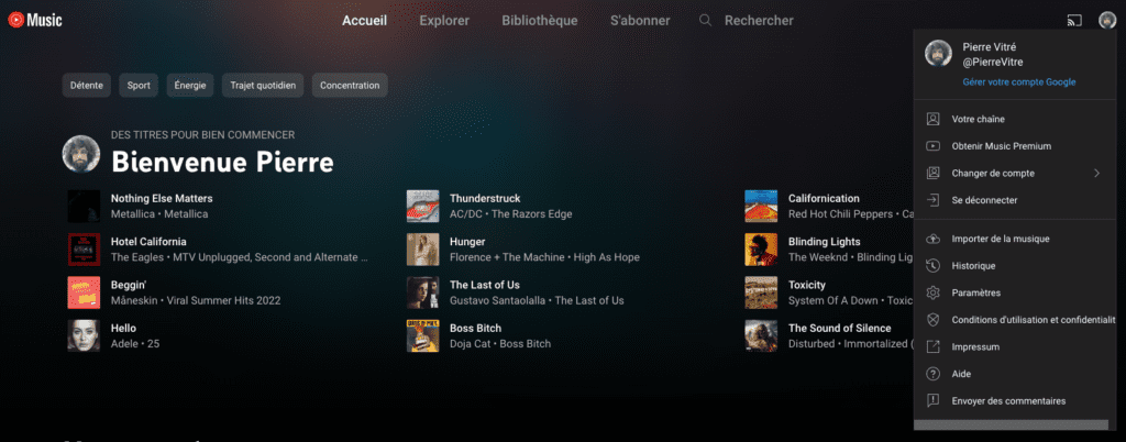 Voici comment vous pouvez commencer à télécharger votre musique sur YouTube Music.