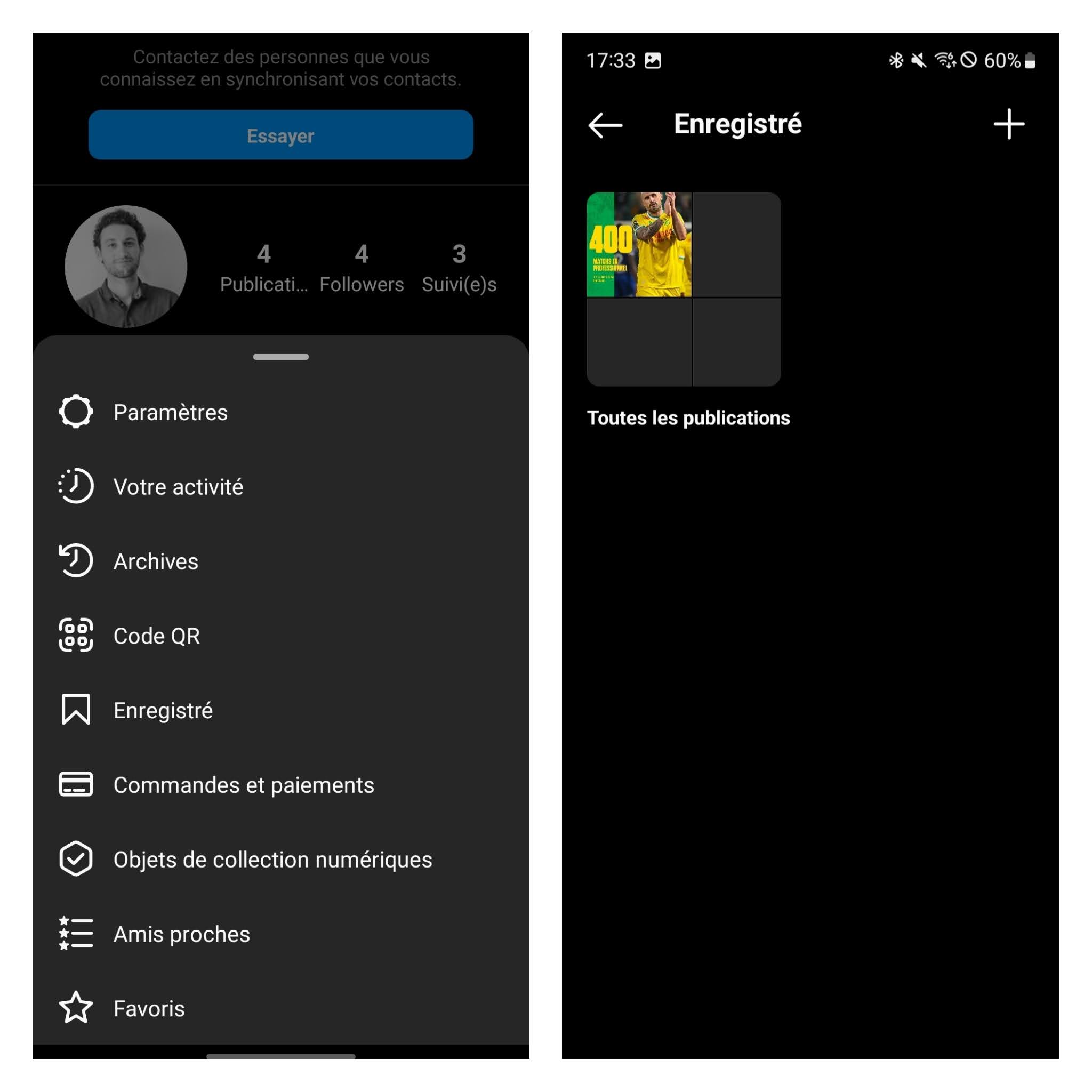 Screen sur Instagram peuton savoir si quelqu