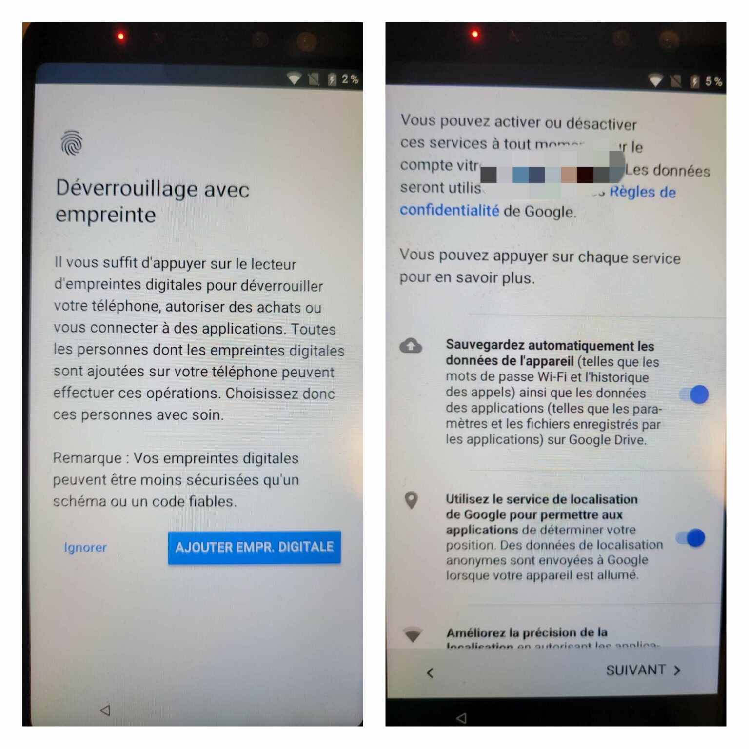 Comment configurer mon nouvel appareil Android Tout Sur Google