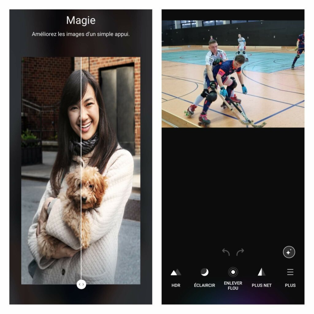 Galaxy Enhance-X est une application de photographie développée par Samsung. Contrairement à l'application photo par défaut de Samsung, cette application a été conçue pour offrir des fonctionnalités plus avancées.