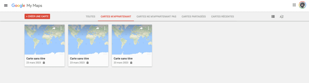 Créer une carte GPX sur Maps