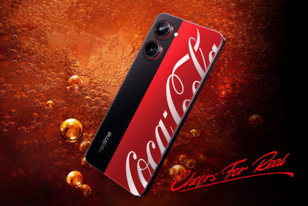 Le Realme 10 Pro 5G Coca-Cola Edition est le résultat de la collaboration entre Realme et Coca-Cola.