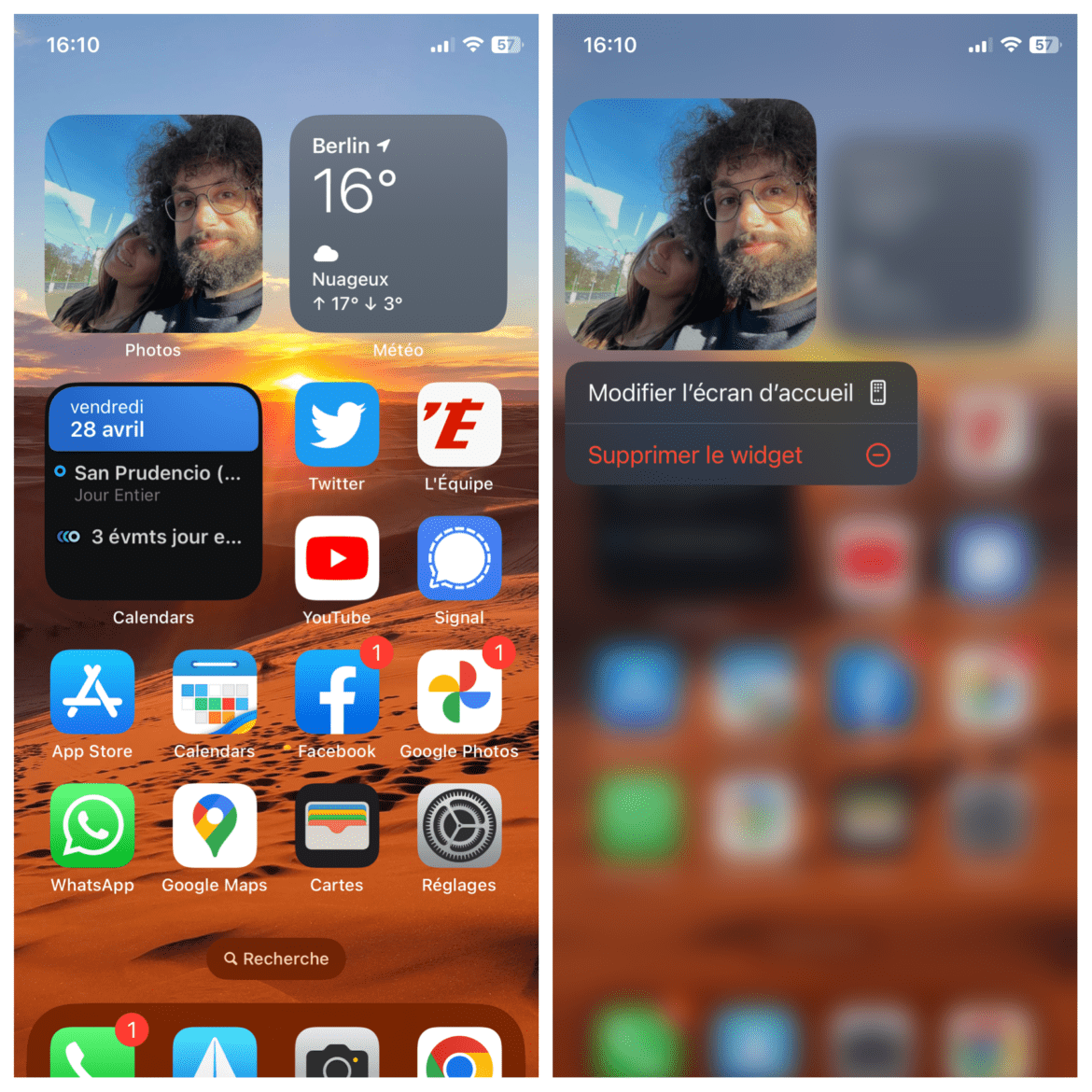 Comment mettre une photo en widget Tout Sur Google