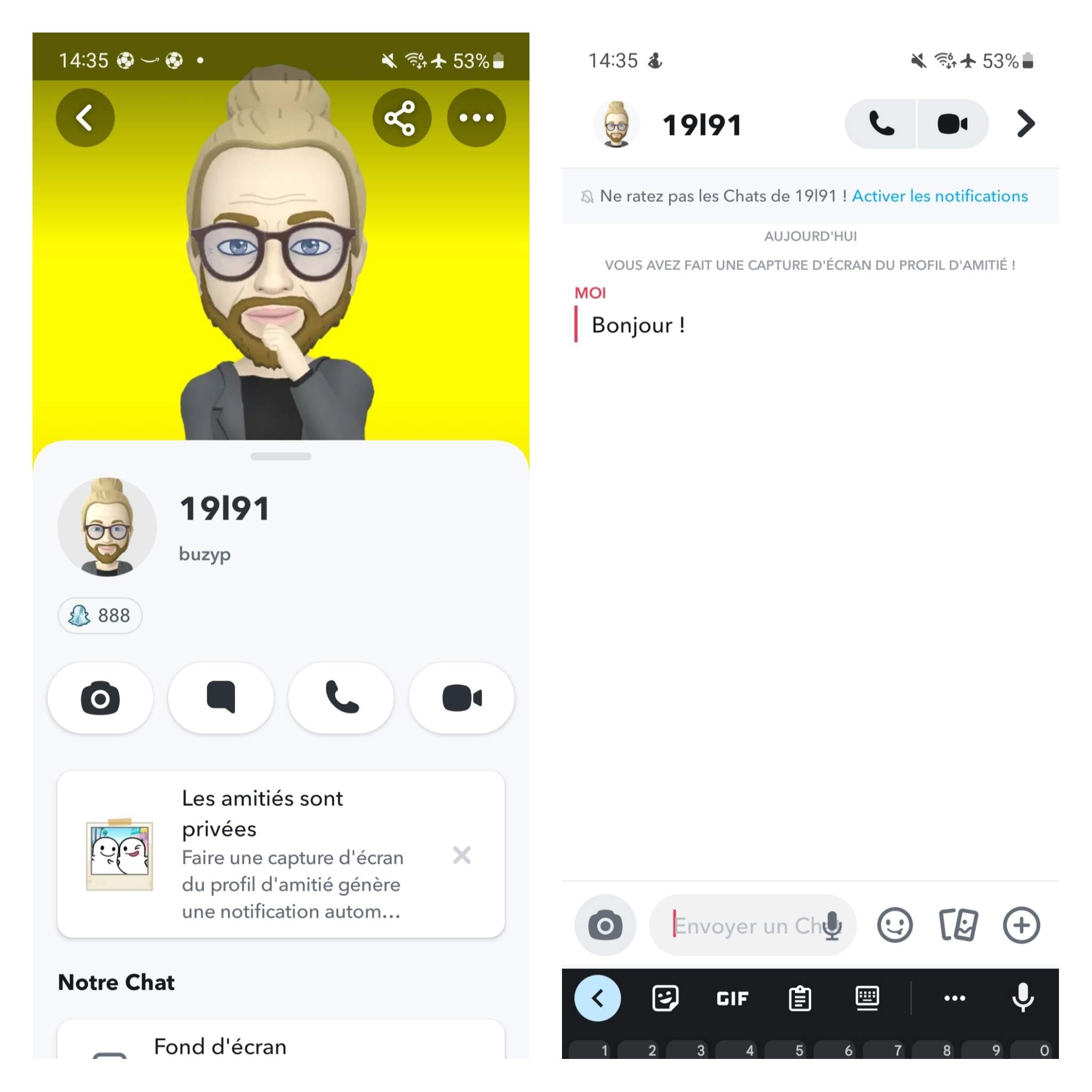 Comment savoir si on est bloqué sur Snap (ou Snapchat)