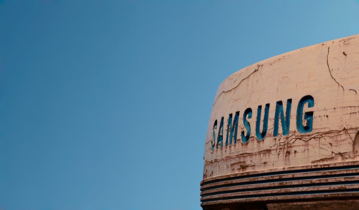 photo montrant un bâtiment de Samsung