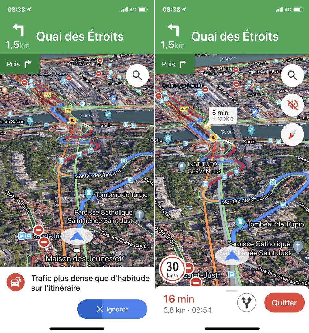 Google Maps et les limites de vitesse pourquoi toujours des limitations en Europe