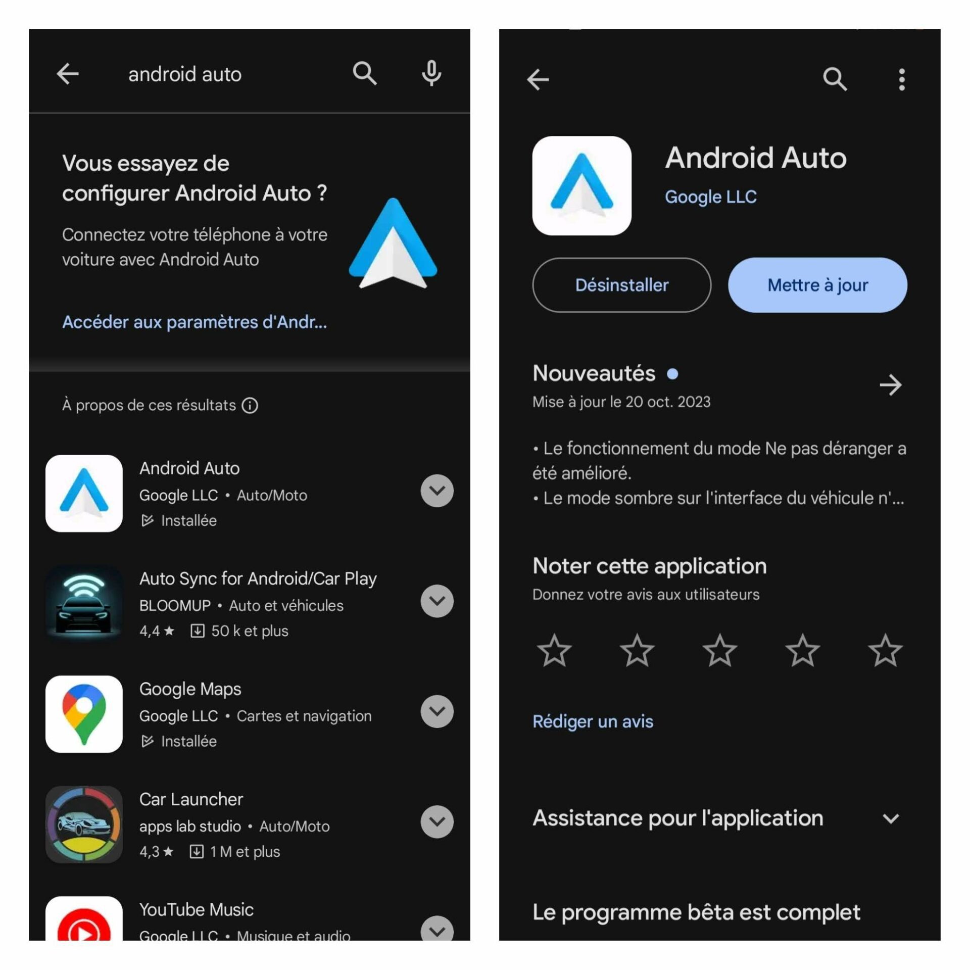Comment mettre à jour Android Auto Tout Sur Google